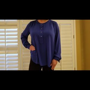 LOFT Royal Blue Blouse